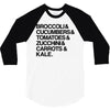 vegan 3/4 Sleeve Shirt