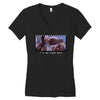 I'll Be Right Here E.t. Women's V-Neck T-Shirt
