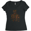 the evolution of groot Women's Triblend Scoop T-shirt
