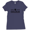 Papa Bear Ladies Fitted T-Shirt