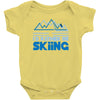 i'd rather be skiing Baby Onesie