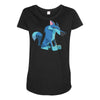 animal funny best Maternity Scoop Neck T-shirt
