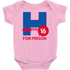 hillary for prison Baby Onesie