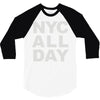 nyc all day 3/4 Sleeve Shirt