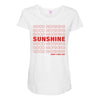 Good Morning Sunshine Maternity Scoop Neck T-shirt