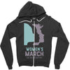 women's march 2017 on washington Zipper Hoodie