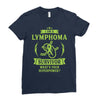 I am a Lymphoma Cancer Survivor - What's Your Superpower? Ladies Fitted T-Shirt