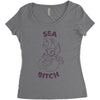sea bitch Women's Triblend Scoop T-shirt