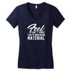 birthday gifts for boyfriend feel this t shirt that's boyfriend materi Women's V-Neck T-Shirt