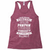 Super Cool Pawpaw Of A Freaking Awesome Granddaughter Racerback Tank