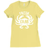 fresh crab Ladies Fitted T-Shirt