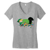 milled Women's V-Neck T-Shirt