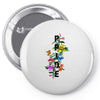 Pride Floral LGBT Colors Pin-back button