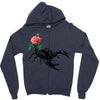 scorpio rose Zipper Hoodie
