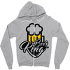 beer king Zipper Hoodie