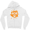 biohazard splat Zipper Hoodie