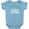 papa the man the myth the legend Baby Bodysuit