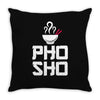 pho sho foodie asian food humor chopsticks funny Throw Pillow