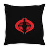 cobra gi joe Throw Pillow