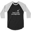 magic wand rhinestone 3/4 Sleeve Shirt