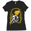 Super Saiyan Vegeta Ladies Fitted T-Shirt