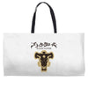 black clover pocket Weekender Totes