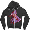 mordecai from regular show, walking dead Zipper Hoodie