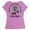 i am my ancestors' wildest dreams Women's Triblend Scoop T-shirt