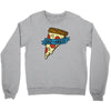 life is a pizza party Crewneck Sweatshirt