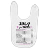 July Girl Facts Leo Baby Bibs