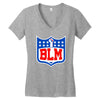 blm! take a knee Women's V-Neck T-Shirt