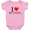 i love running Baby Bodysuit
