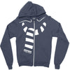 scarf Zipper Hoodie