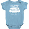 real friends don't let friends miss naps Baby Onesie