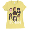 Women's March We are Human Ladies Fitted T-Shirt