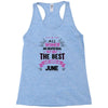 All Women Created Equal But The Best Born In June Racerback Tank