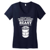 home brewing is a life skill Women's V-Neck T-Shirt