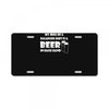 a balanced diet is a beer in each hand License Plate