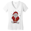 christmas santa Women's V-Neck T-Shirt