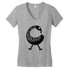Sankofa Bird Women's V-Neck T-Shirt