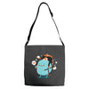 pluto is on vacations Adjustable Strap Totes