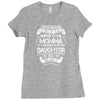 Super Cool Momma Of A Freaking Awesome Daughter Ladies Fitted T-Shirt