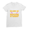 nursing student Ladies Fitted T-Shirt