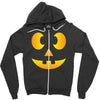 funny halloween jack o lantern kids Zipper Hoodie