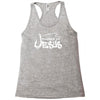 hooked on jesus Racerback Tank