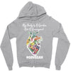 my body is a garden, not a graveyard black Zipper Hoodie