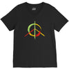 peace simbol V-Neck Tee