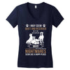 don't mess with my boxer Women's V-Neck T-Shirt