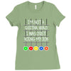 im not a guitar hero i was just doing my job Ladies Fitted T-Shirt