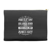 And 8th Day God Look Down So God Made A Aries Guy Accessory Pouches